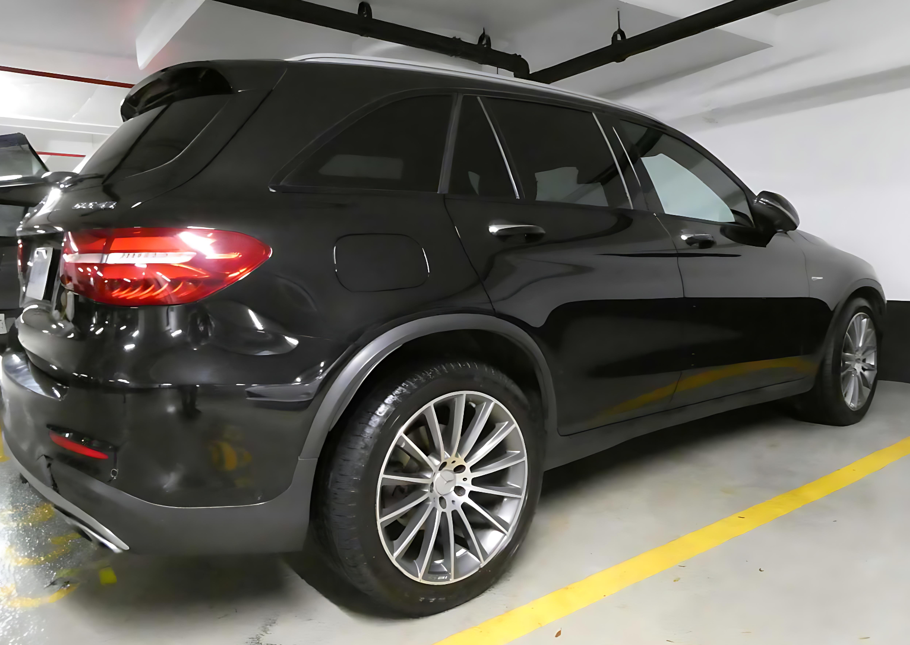 Concrete Splatter After